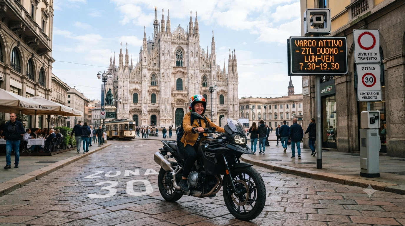 ZTL e Zona 30 in Italia: la guida 2026 per chi noleggia una moto
